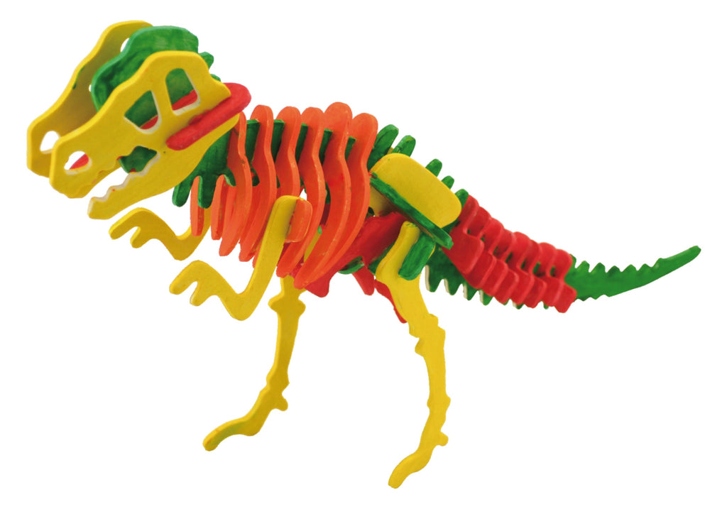 Wooden Skeleton Dinosaur - Craft toy.