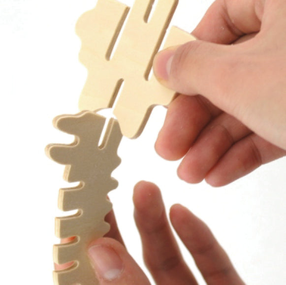 Wooden Skeleton Dinosaur - Craft toy.