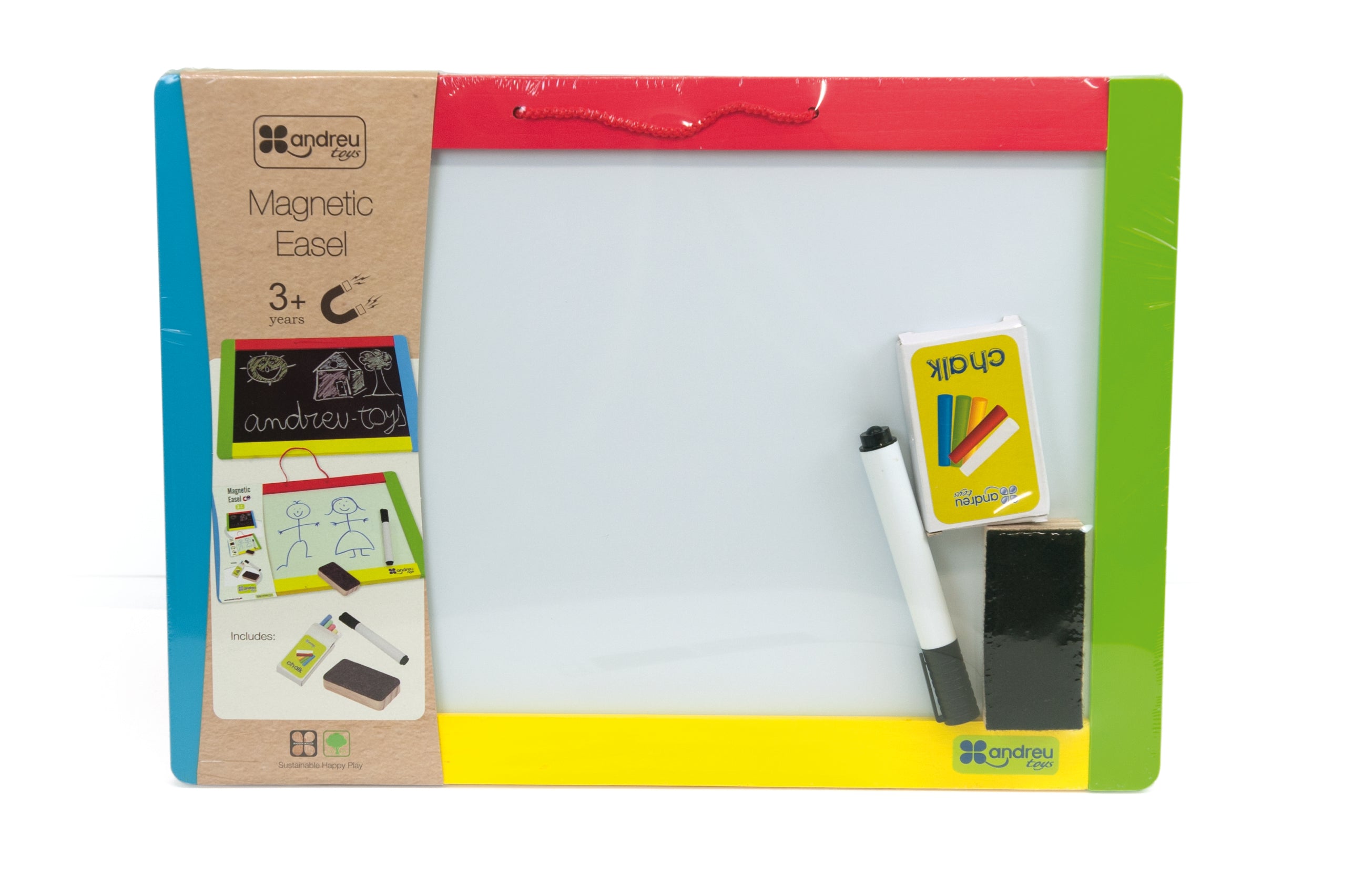 Magnetic easel toy 2 in 1.