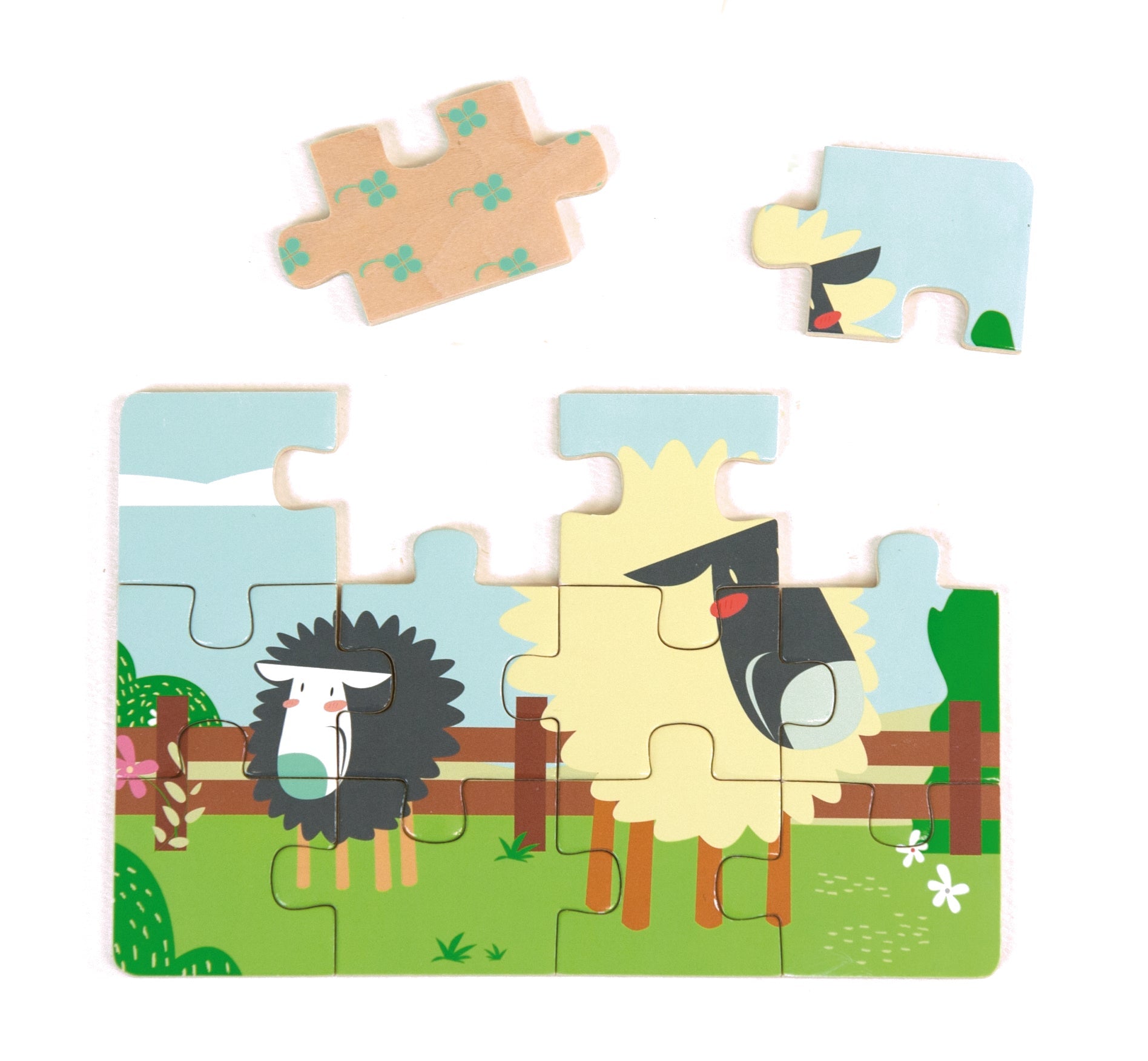 Farm Puzzle 4 in 1.