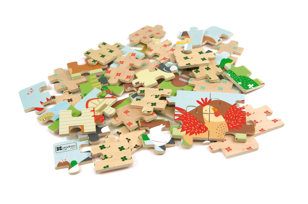 Farm Puzzle 4 in 1.
