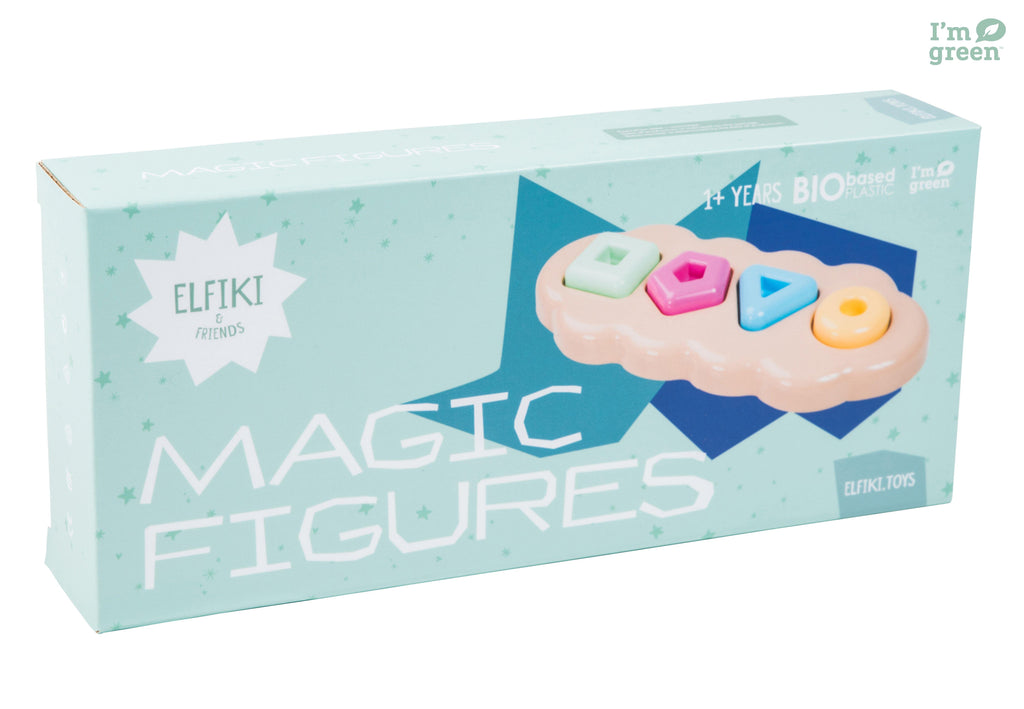 Bioplastic toys - magic figures educational toy.