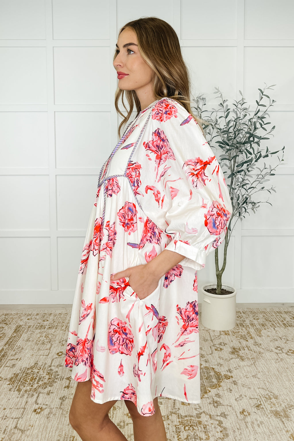 Destination Unknown 100 Cotton Floral Dress