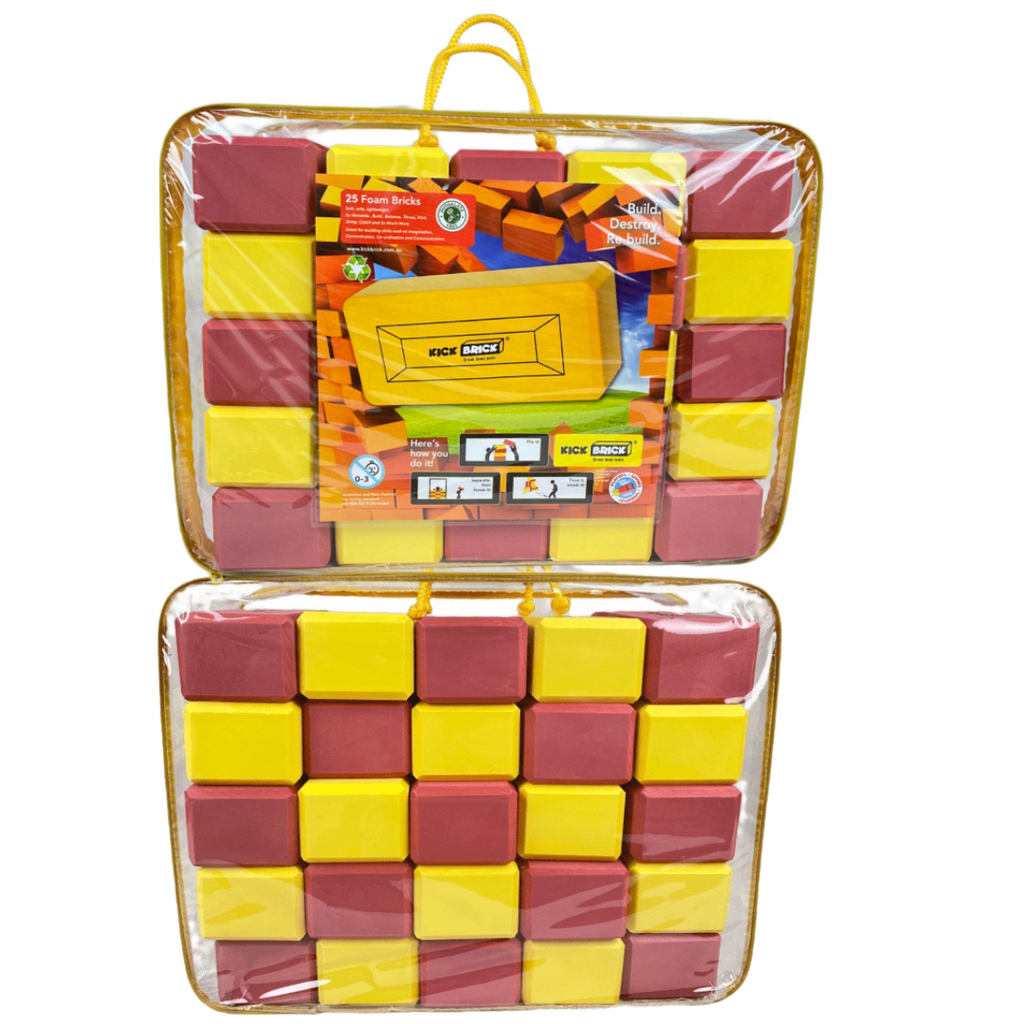 Red/Yellow Double Pack — 50 Bricks