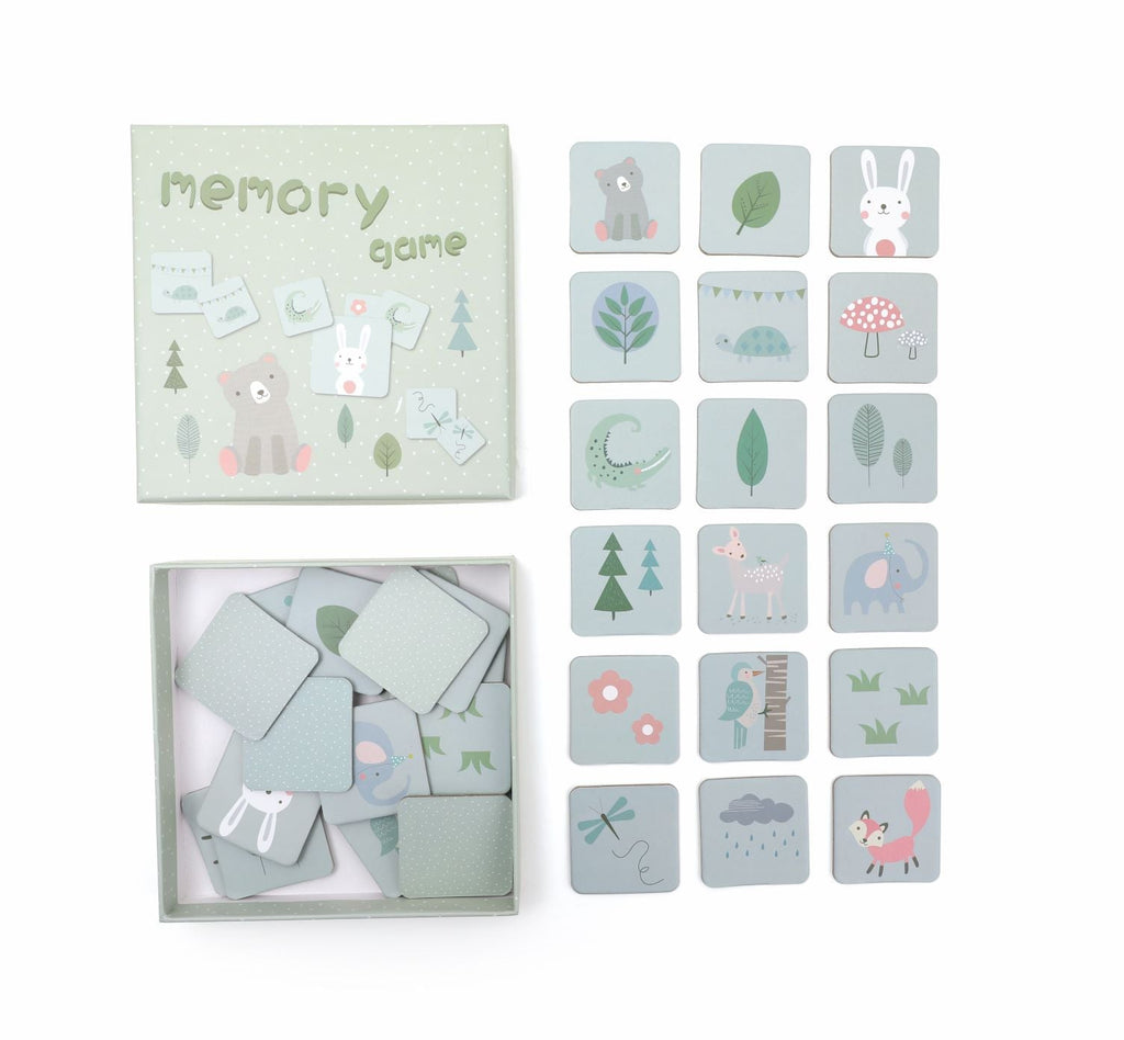 Cardboard memory game - animals.