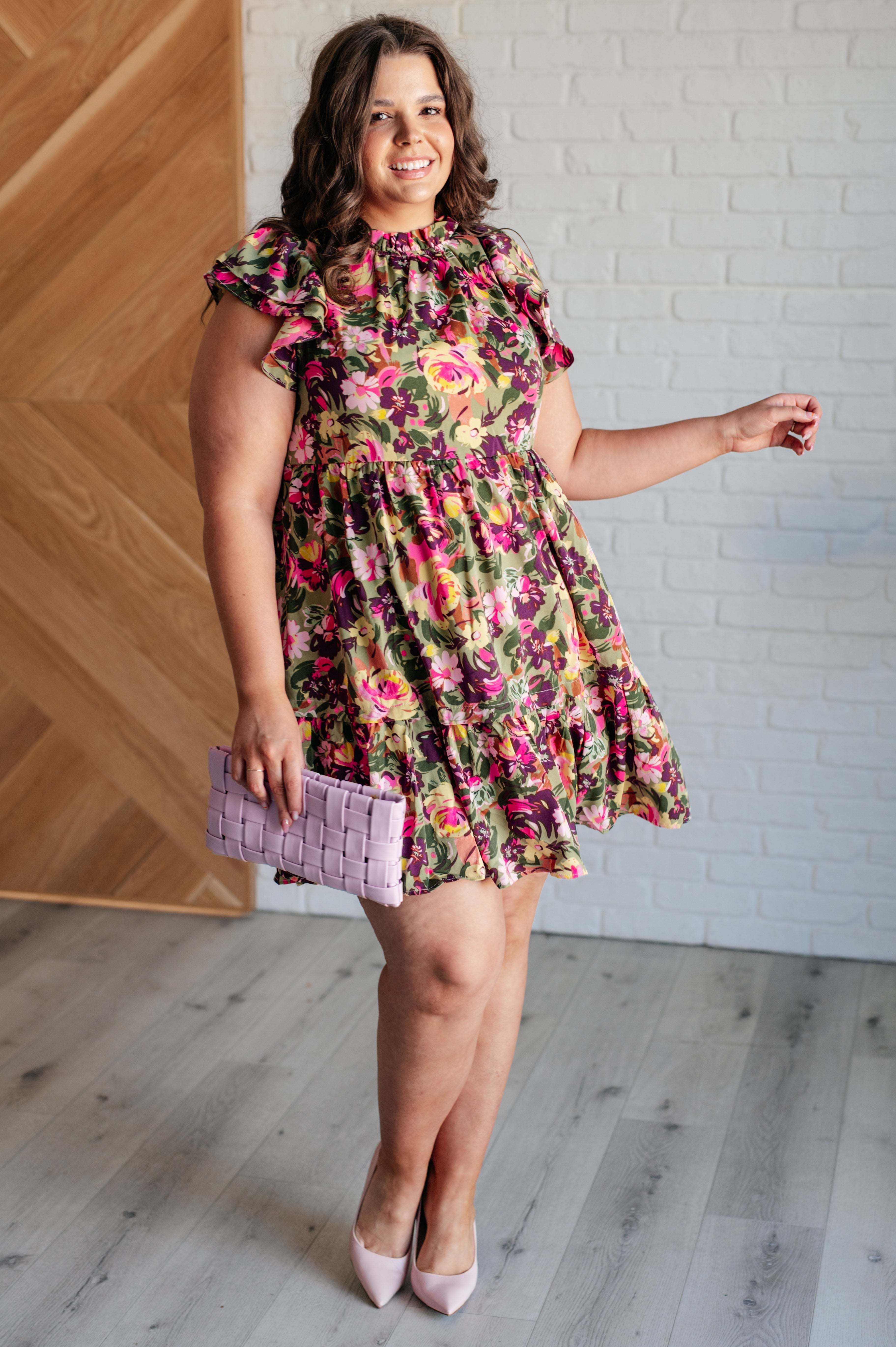 Vintage Aesthetic Floral Dress