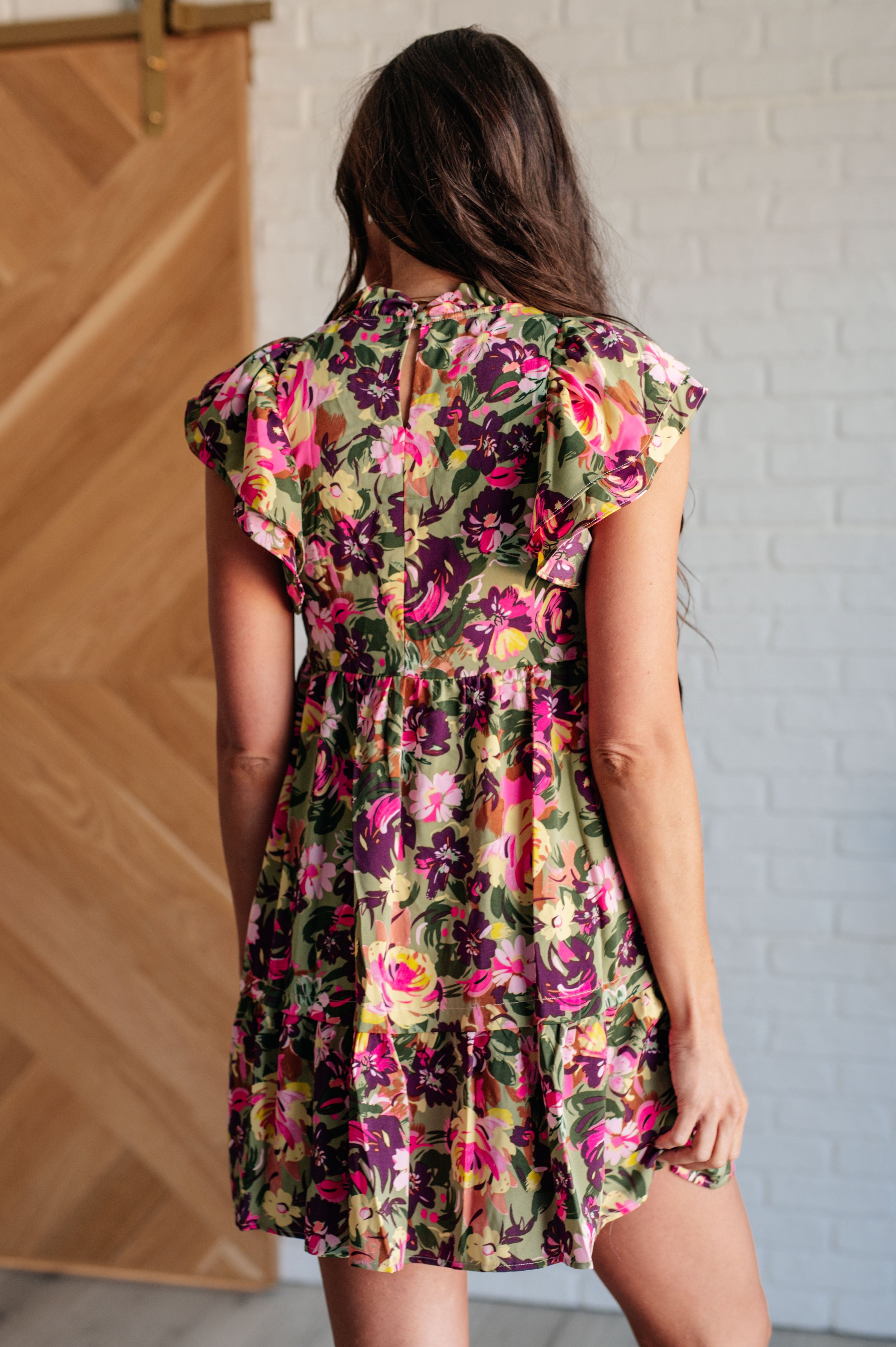 Vintage Aesthetic Floral Dress