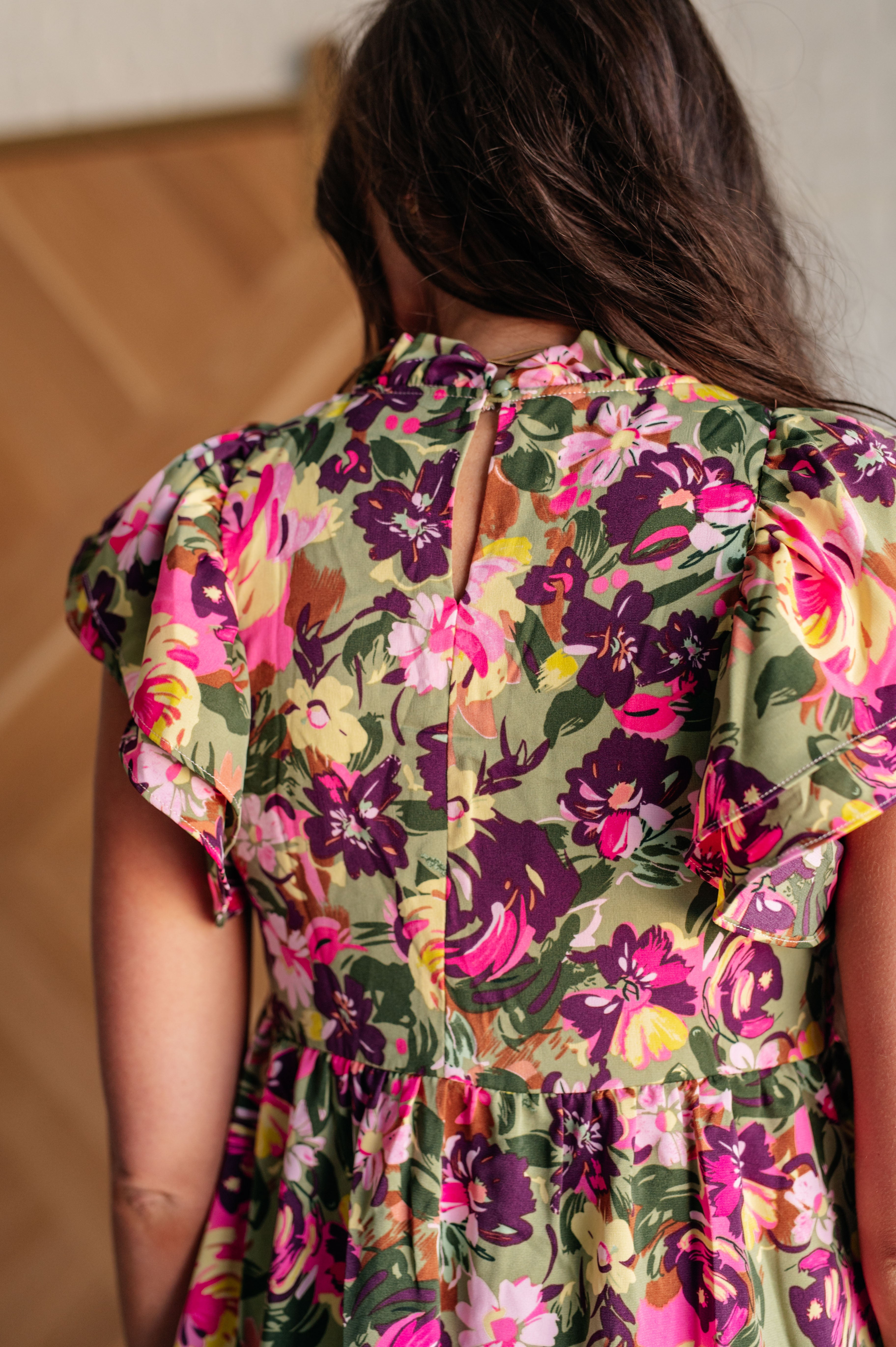 Vintage Aesthetic Floral Dress