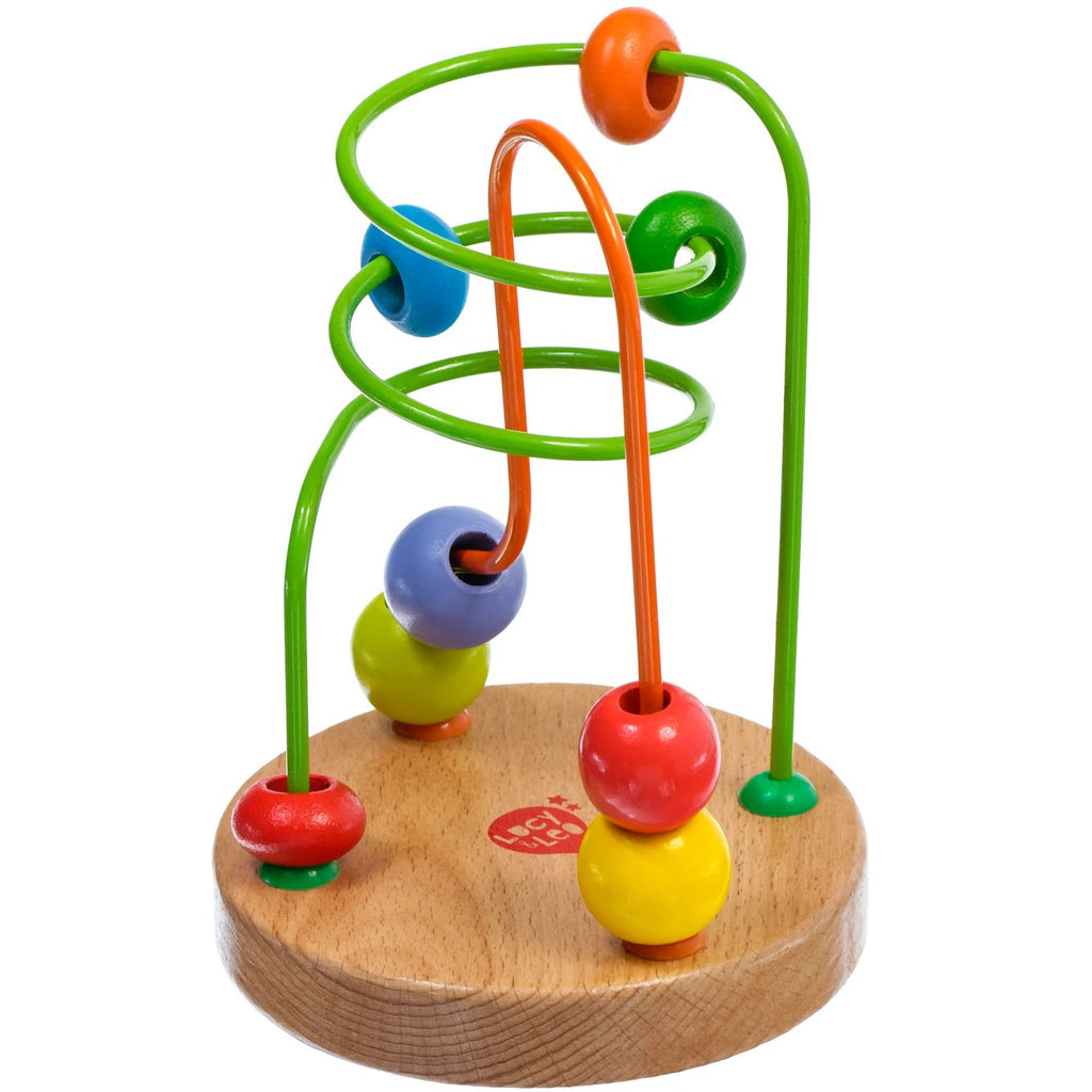 Wooden bead maze #1 - Educational toy