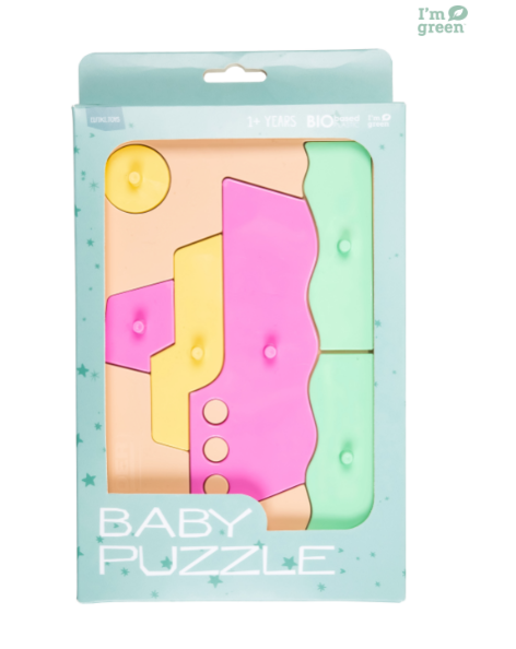 Bioplastic toys - Baby puzzle ship educational toy.