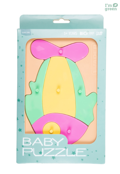 Bioplastic toys - Baby puzzle big fish educational toy.