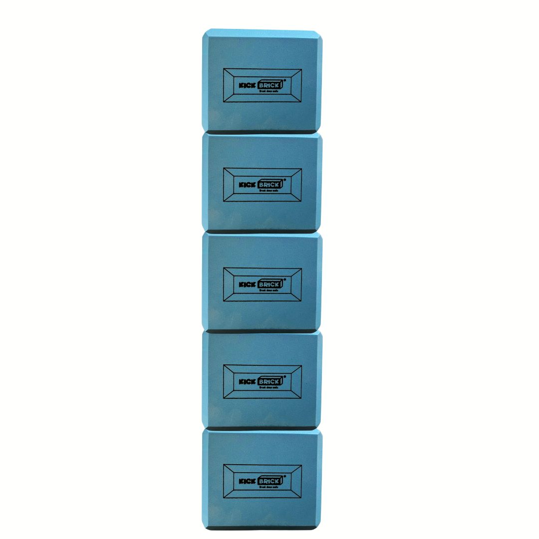 Pack of 5 Half Kickbricks -Blue