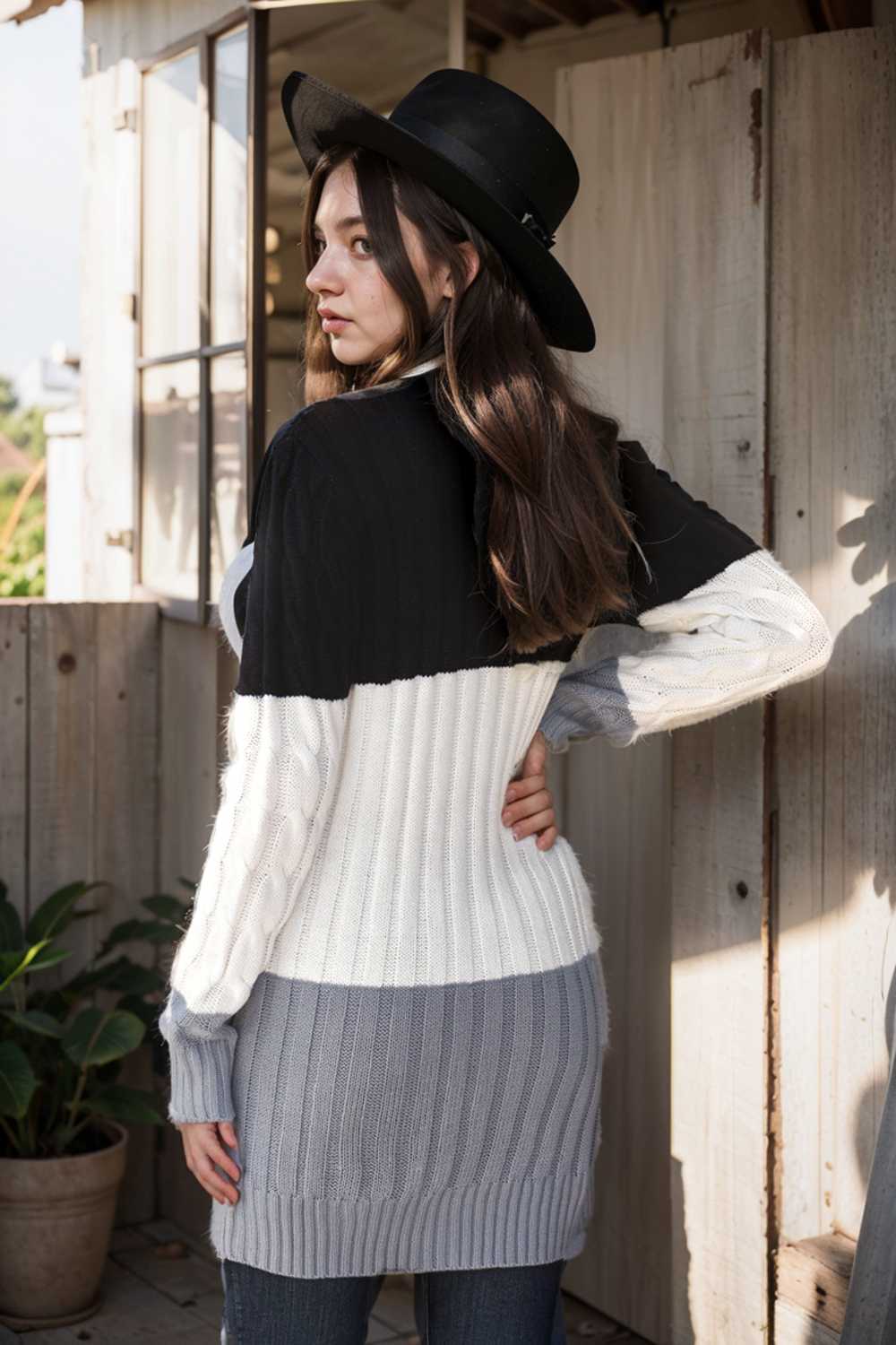 cozy cable knit button front long sleeve cardigan