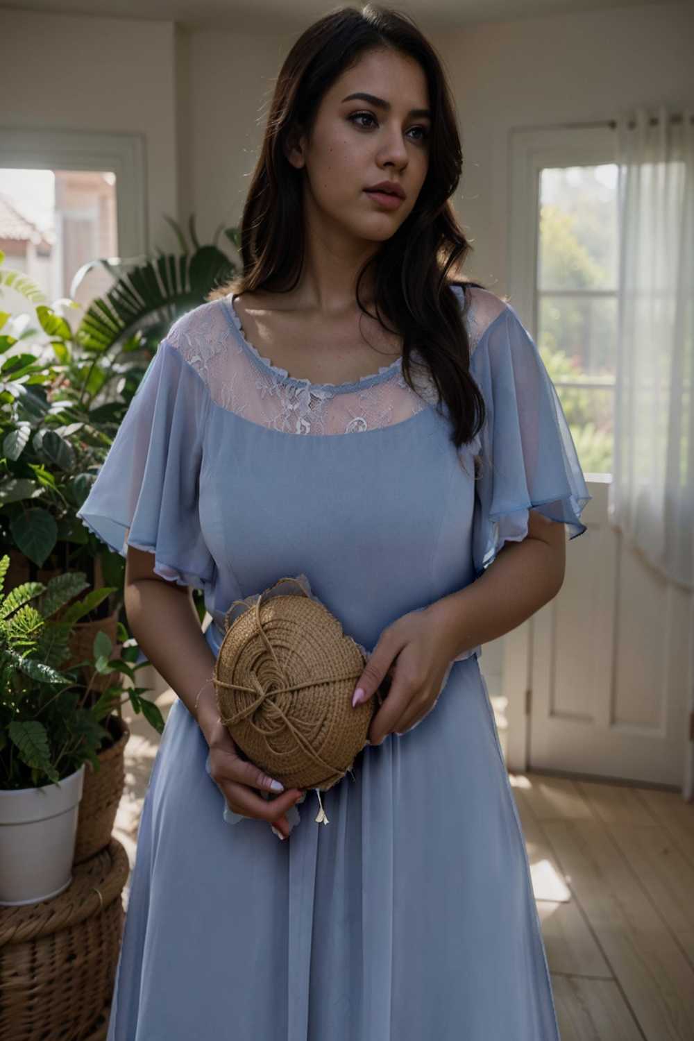 elegant boat neck a line midi dress for plus size women