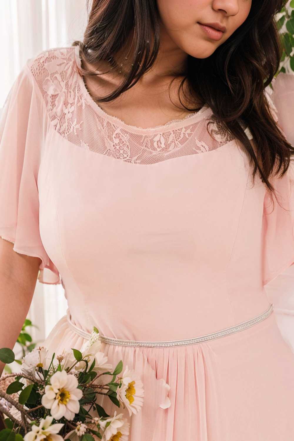 elegant boat neck a line midi dress for plus size women