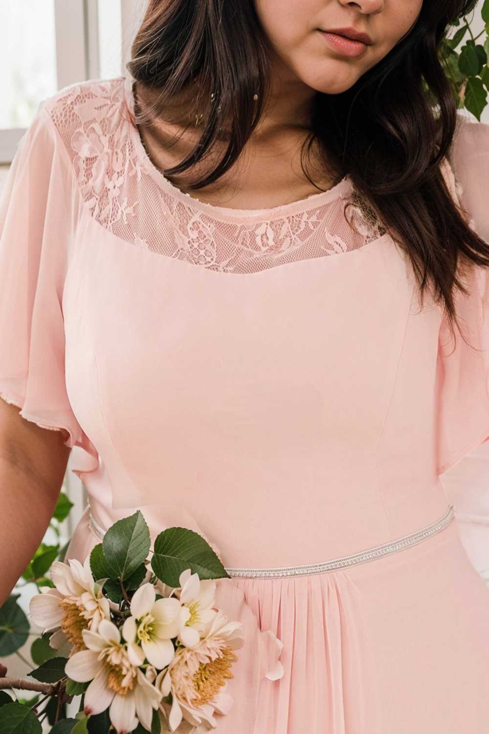 elegant boat neck a line midi dress for plus size women