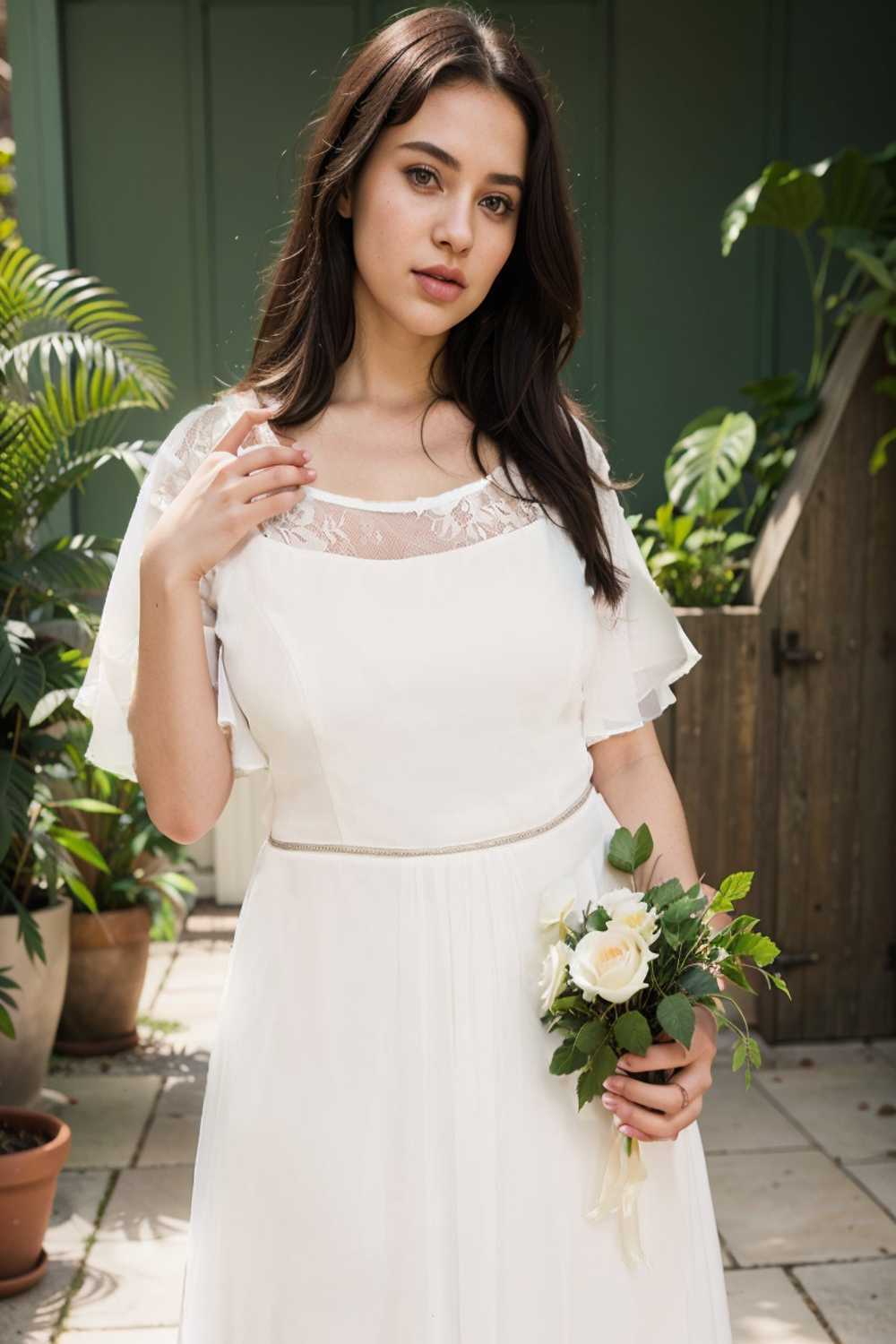 elegant boat neck a line midi dress for plus size women