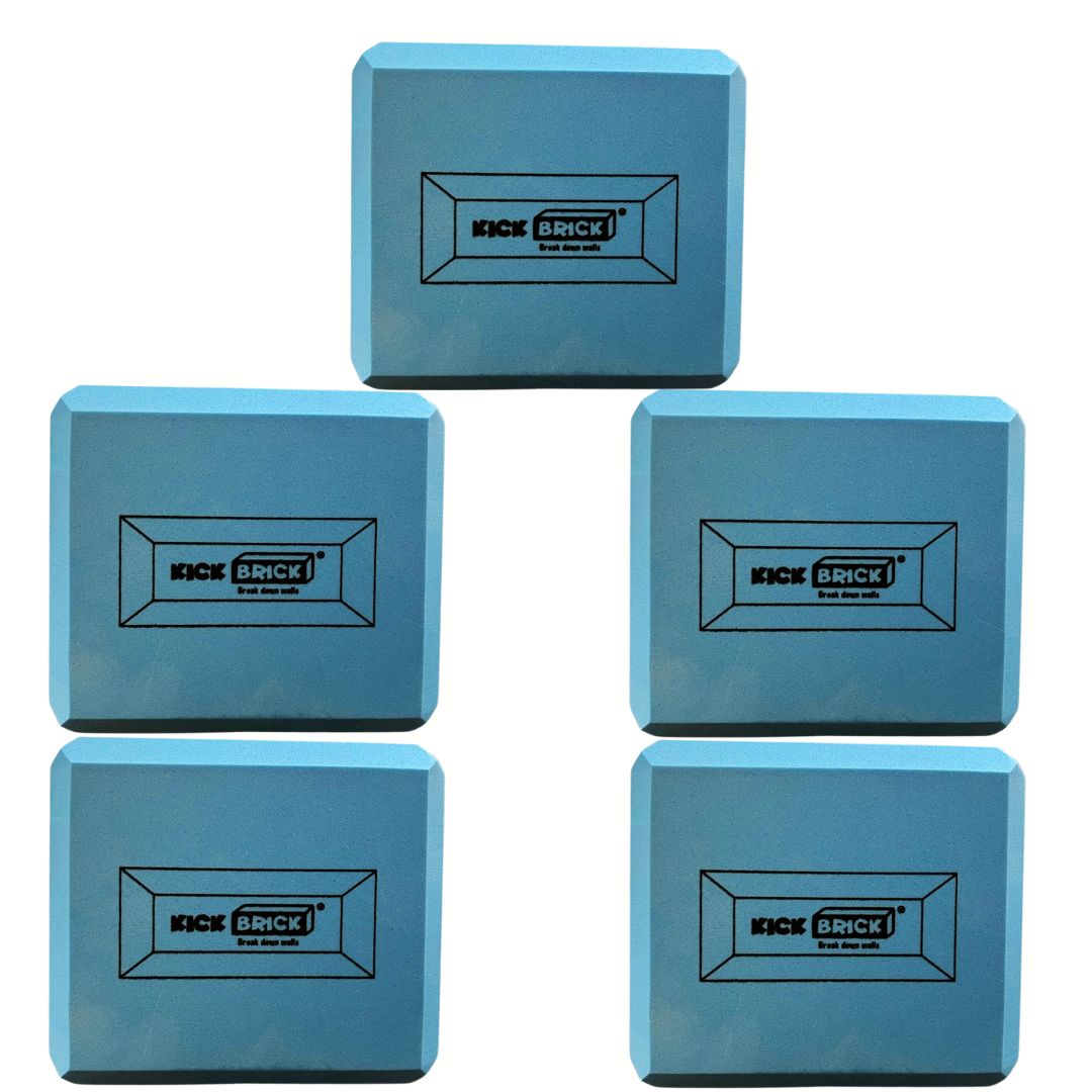 Pack of 5 Half Kickbricks -Blue