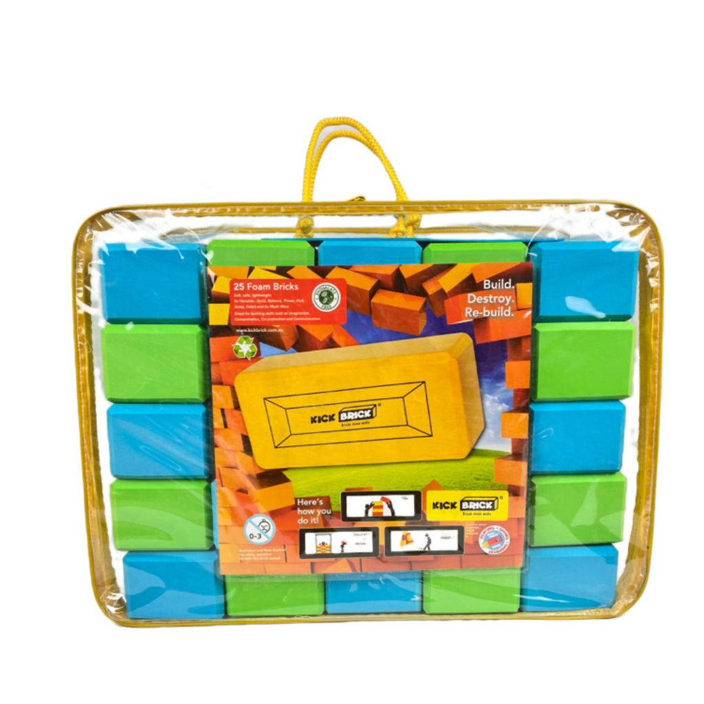 Blue/Green Single Pack - 25 Bricks