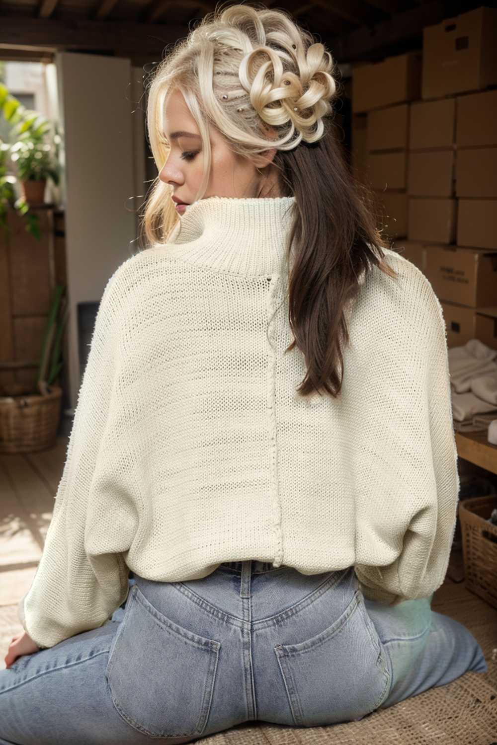 plus size casual hoodie women s plus solid ribbed long sleeve slight stretch hoodie drawstring sweatshirt