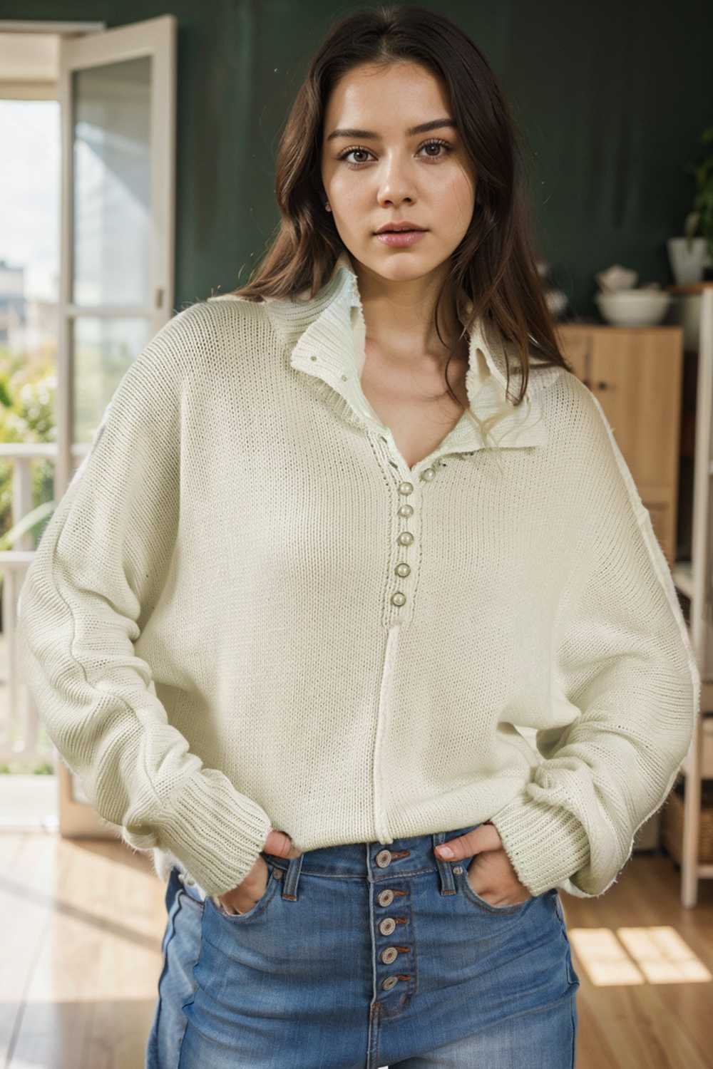 plus size casual hoodie women s plus solid ribbed long sleeve slight stretch hoodie drawstring sweatshirt