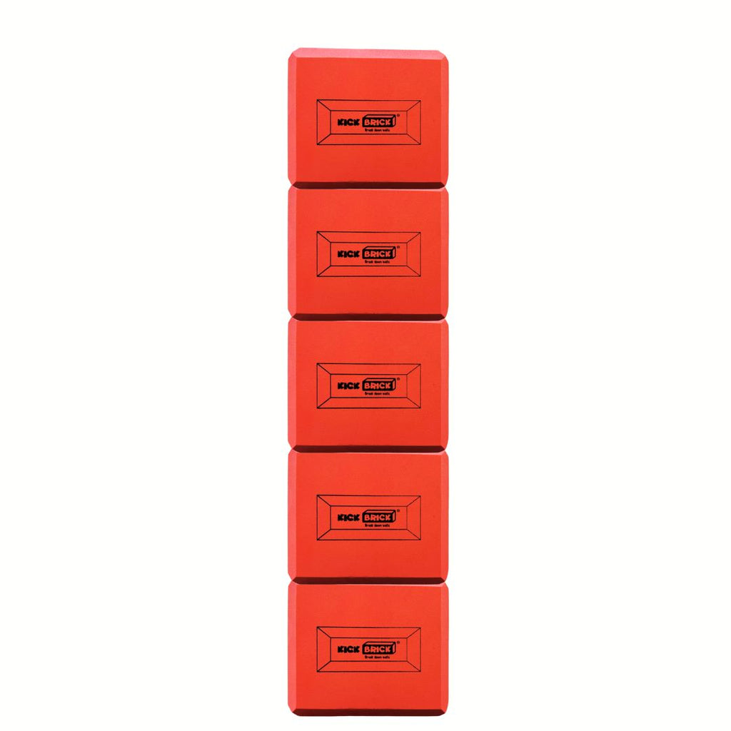 Pack of 5 Half Kickbricks -Red