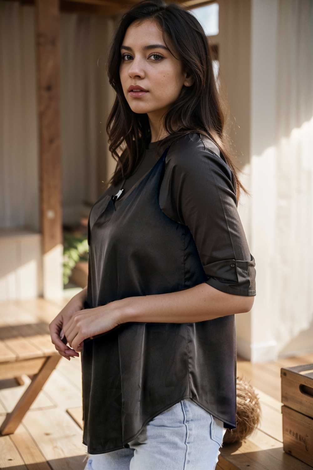 silk satin v neck casual sleeveless camisole tank top